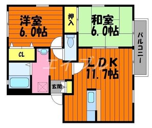 ビオトープの物件間取画像